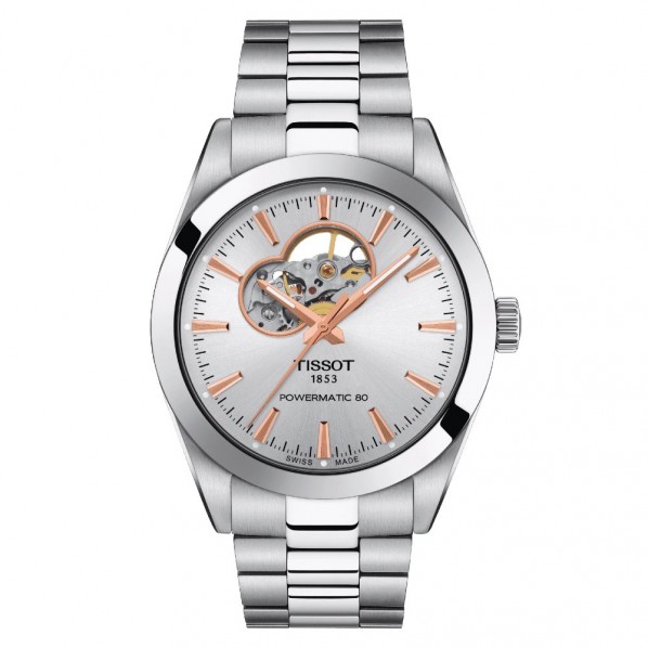 TISSOT GENTLEMAN POWERMATIC 80 OPEN HEART AUTOMATIQUE 40 MM
