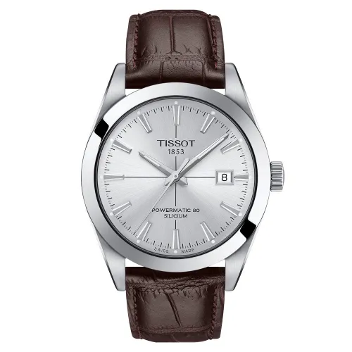 TISSOT GENTLEMAN POWERMATIC 80  AUTOMATIQUE CADRAN GRIS 40 MM