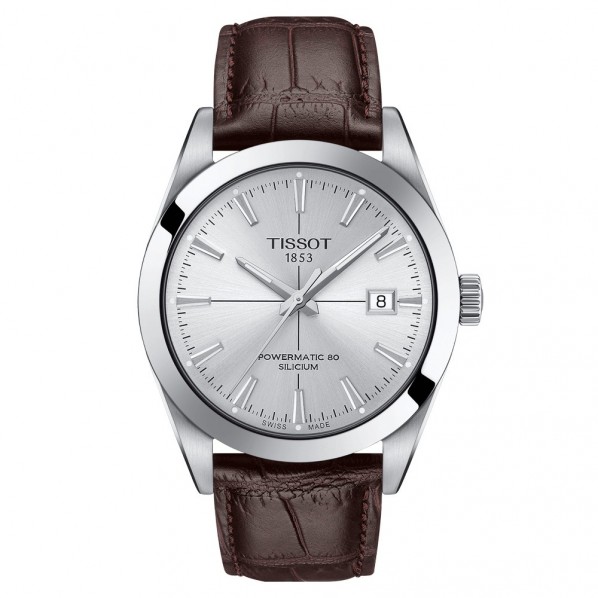 TISSOT GENTLEMAN POWERMATIC 80  AUTOMATIQUE CADRAN GRIS 40 MM