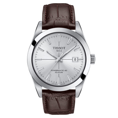 TISSOT GENTLEMAN POWERMATIC 80  AUTOMATIQUE CADRAN GRIS 40 MM