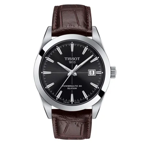 TISSOT GENTLEMAN POWERMATIC 80 AUTOMATIQUE CADRAN NOIR 40 MM