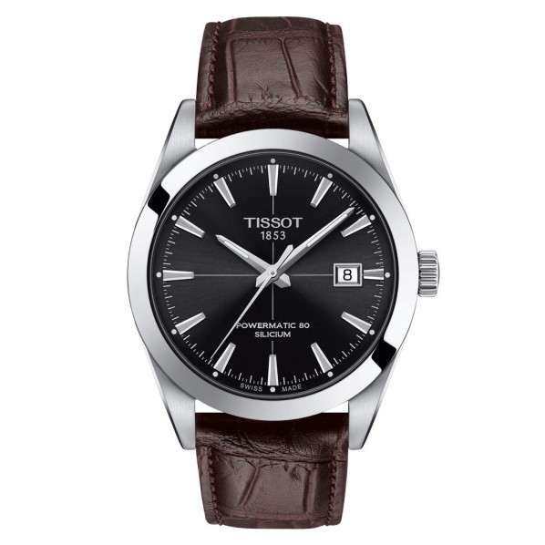 TISSOT GENTLEMAN POWERMATIC 80 AUTOMATIQUE CADRAN NOIR 40 MM