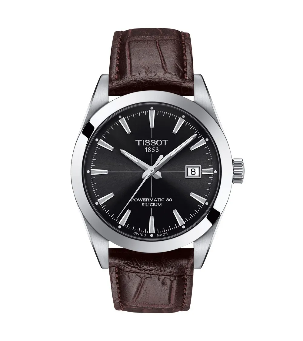 TISSOT GENTLEMAN POWERMATIC 80 AUTOMATIQUE CADRAN NOIR 40 MM
