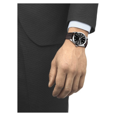 TISSOT T-CLASSIC GENTLEMAN QUARTZ CADRAN BLEU BRACELET ACIER 40 MM