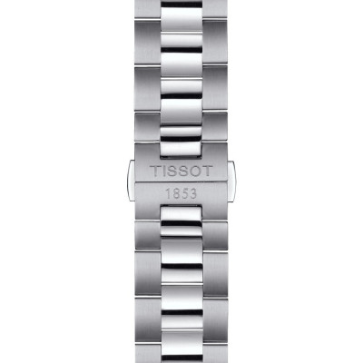 TISSOT T-CLASSIC GENTLEMAN QUARTZ CADRAN BLEU BRACELET ACIER 40 MM