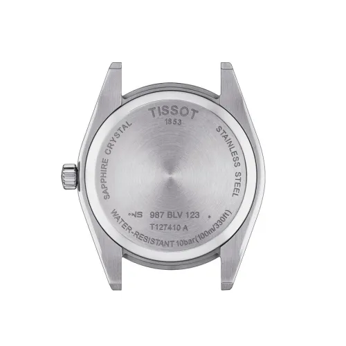 TISSOT T-CLASSIC GENTLMAN QUARTZ CADRAN NOIR BRACELET CUIR NOIR 40 MM