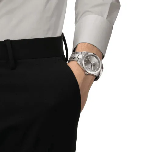 TISSOT GENTLEMAN TITANIUM QUARTZ CADRAN GRIS BRACELET TITANE 40 MM