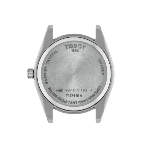 TISSOT GENTLEMAN TITANIUM QUARTZ CADRAN GRIS BRACELET TITANE 40 MM