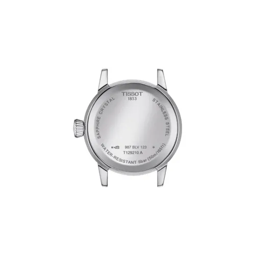 TISSOT T-CLASSIC DREAM LADY QUARTZ CADRAN BLANC BRACELET ACIER 28 MM