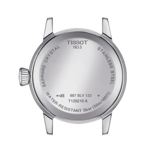 TISSOT CLASSIC DREAM LADY QUARTZ CADRAN NACRE BRACELET CUIR BEIGE 28 MM