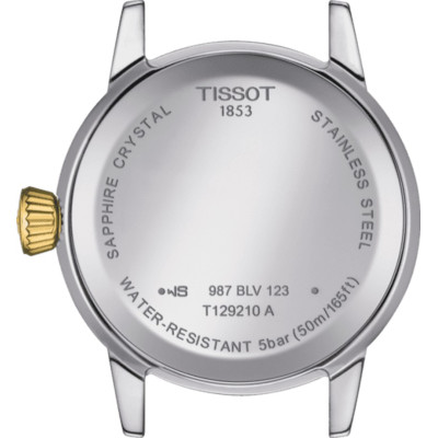 TISSOT T-CLASSIC DREAM LADY QUARTZ PVD DORÉ BRACELET ACIER BICOLORE 28 MM