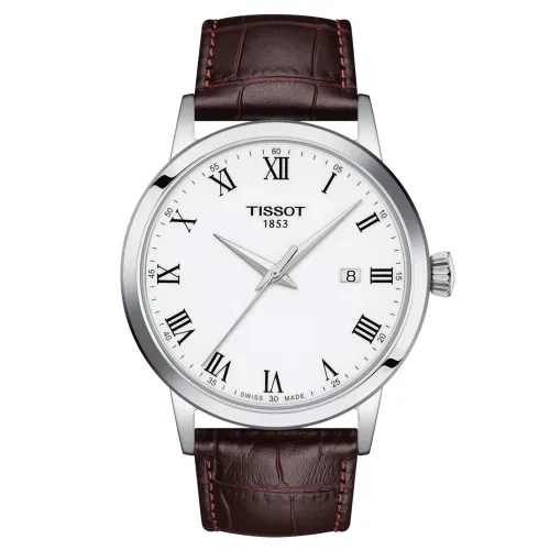 TISSOT T-CLASSIC DREAM SWISSMATIC BRACELET CUIR 42 MM
