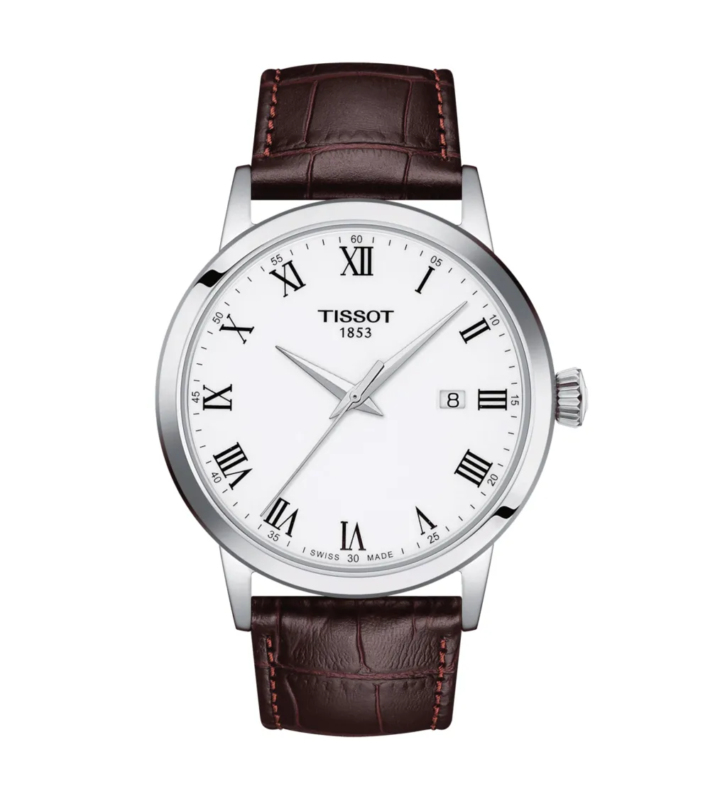 TISSOT T-CLASSIC DREAM SWISSMATIC BRACELET CUIR 42 MM