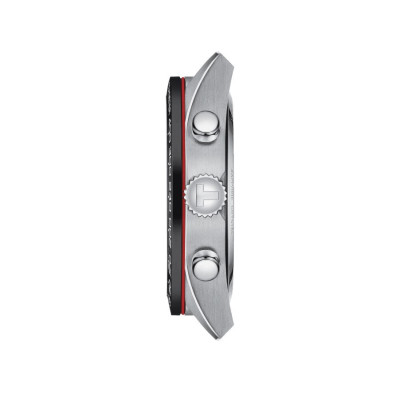 TISSOT PRS 516 CHRONOGRAPHE QUARTZ CADRAN BRACELET CUIR 45 MM