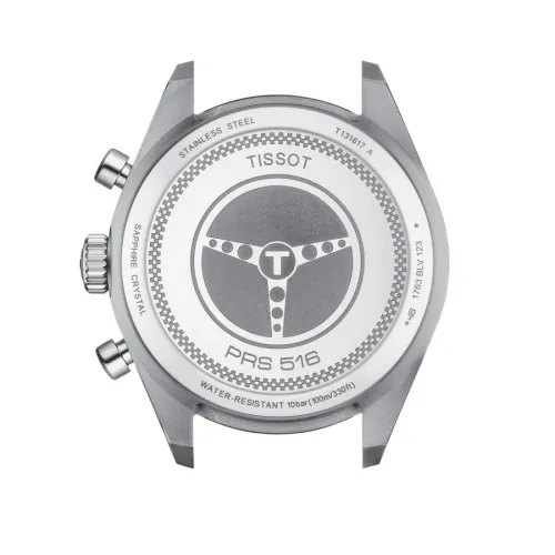 TISSOT PRS 516 CHRONOGRAPHE QUARTZ CADRAN BRACELET CUIR 45 MM