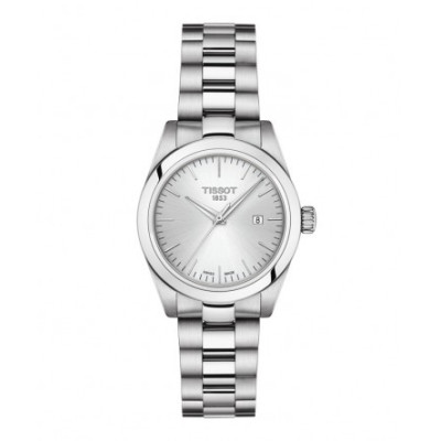 TISSOT T-MY LADY QUARTZ CADRAN GRIS BRACELET ACIER ET CUIR 29,3 MM