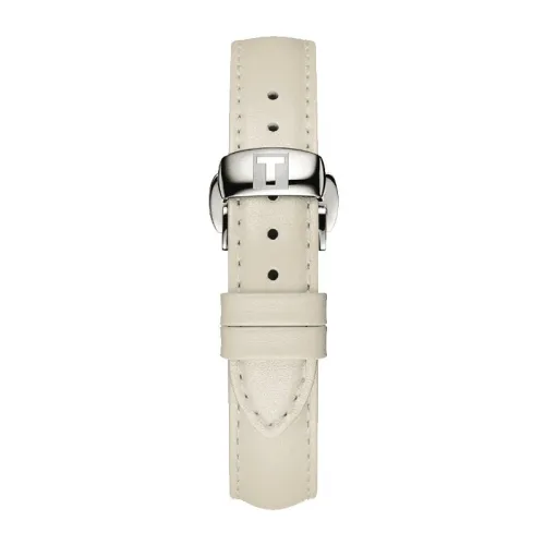 TISSOT T-MY LADY QUARTZ CADRAN NACRE BRACELET ACIER ET CUIR 29,3 MM