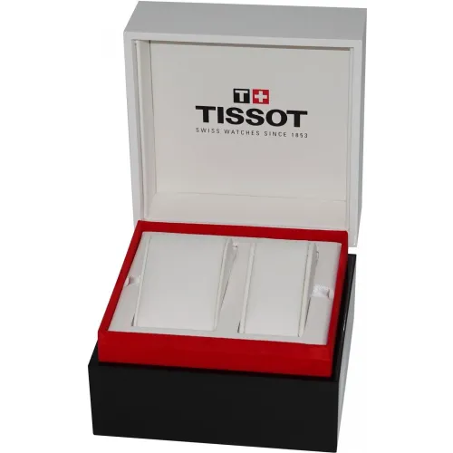TISSOT T-MY LADY QUARTZ CADRAN ROSE BRACELET ACIER ET CUIR 29,3 MM