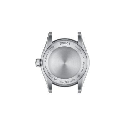 TISSOT T-MY LADY QUARTZ CADRAN ROSE BRACELET ACIER ET CUIR 29,3 MM