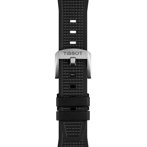 TISSOT PRX POVERMATIC 80 AUTOMATIQUE BRACELET CAOUTCHOUC NOIR CADRAN BLEU 40 MM