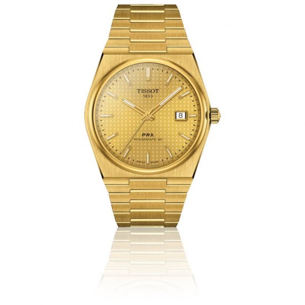 TISSOT PRX POWERMATIC 80 AUTOMATIQUE CADRAN CHAMPAGNE 40 MM