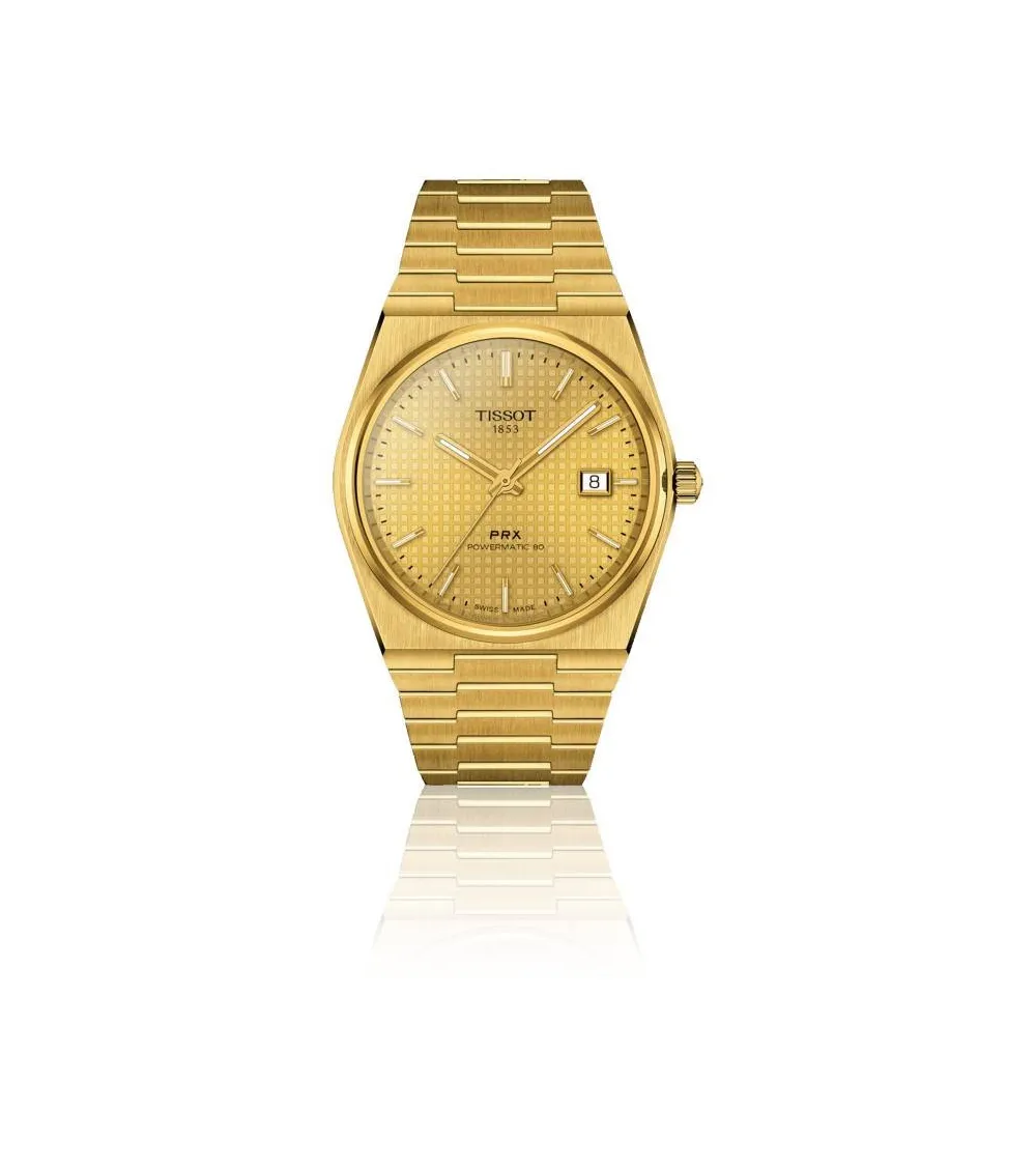 TISSOT PRX POWERMATIC 80 AUTOMATIQUE CADRAN CHAMPAGNE 40 MM