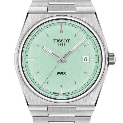 TISSOT PRX VERT CLAIRE BRACELET ACIER QUARTZ 40 mm