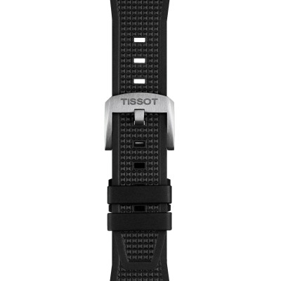 TISSOT PRX CADRAN NOIR QUARTZ BRACELET CAOUTCHOUC NOIR 40 MM