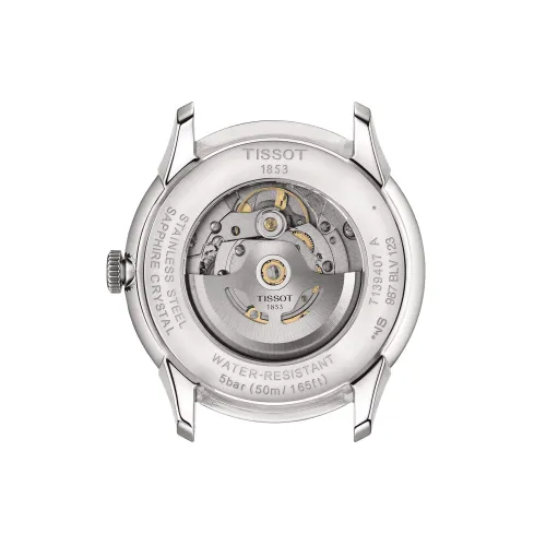 TISSOT T-CLASSIC CHEMIN DES TOURELLES POWERMATIC 80 CADRAN VERT BRACELET ACIER 42 MM