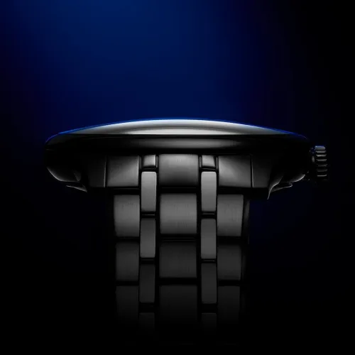 TISSOT T-CLASSIC CHEMIN DES TOURELLES POWERMATIC 80 CADRAN BLEU BRACELET ACIER 39 MM