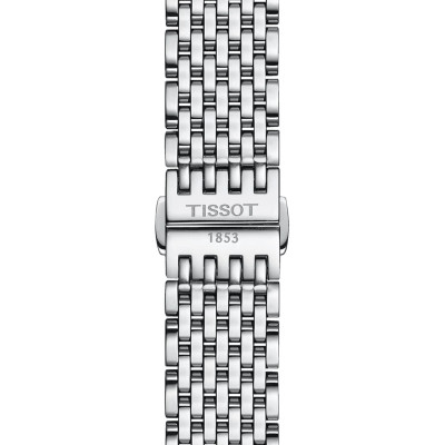 TISSOT T-CLASSIC EVERYTIME LADY QUARTZ CADRAN ARGENTÉ BRACELET ACIER 34 MM