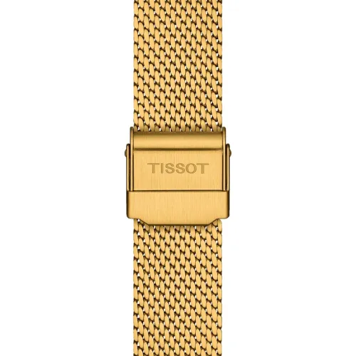 TISSOT T-CLASSIC EVERYTIME LADY QUARTZ CADRAN CHAMPAGNE  BRACELET DORÉ  34 MM