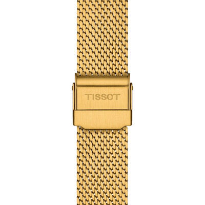 TISSOT T-CLASSIC EVERYTIME LADY QUARTZ CADRAN CHAMPAGNE  BRACELET DORÉ  34 MM