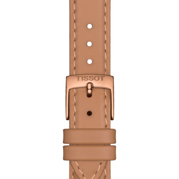 Montre Femme Bracelet Blanc Quartz - Boîtier Doré Rosé - Acier Inoxydable - Neuf
