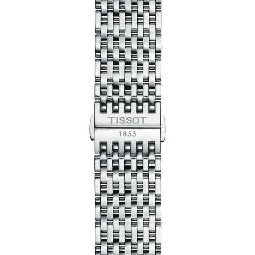 TISSOT T-CLASSIC EVERYTIME LADY QUARTZ CADRAN ARGENTÉ BRACELET ACIER  40 MM