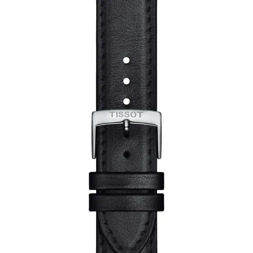 TISSOT T-CLASSIC EVERYTIME LADY QUARTZ CADRAN BLEU BRACELET CUIR 40 MM