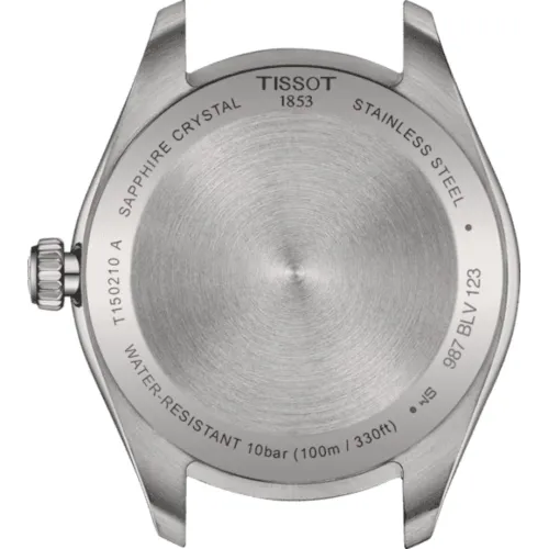 TISSOT T-CLASSIC PR100 QUARTZ CADRAN ARGENTÉ BRACELET ACIER  34 MM