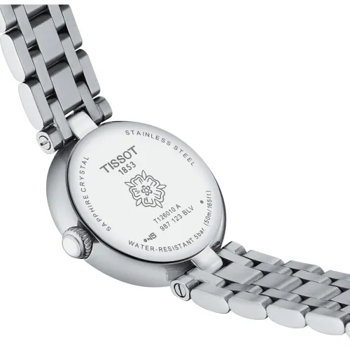TISSOT BELLISSIMA AUTOMATIQUE CADRAN NACRE 47 DIAMANTS BRACELET ACIER 26 MM