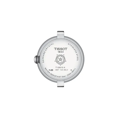 TISSOT BELLISSIMA AUTOMATIQUE CADRAN NACRE 47 DIAMANTS BRACELET ACIER 26 MM