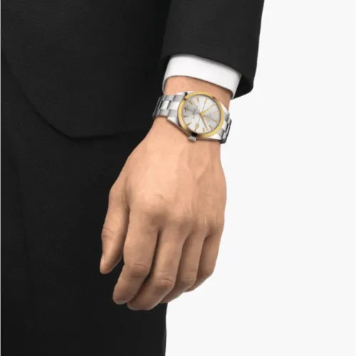 TISSOT GENTLEMAN POWERMATIC 80 SILICIUM LUNETTE EN OR JAUNE 18K