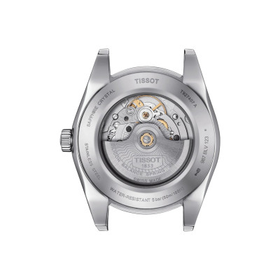 TISSOT GENTLEMAN POWERMATIC 80 SILICIUM LUNETTE EN OR JAUNE 18K