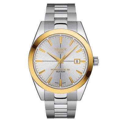 TISSOT GENTLEMAN POWERMATIC 80 SILICIUM LUNETTE EN OR JAUNE 18K