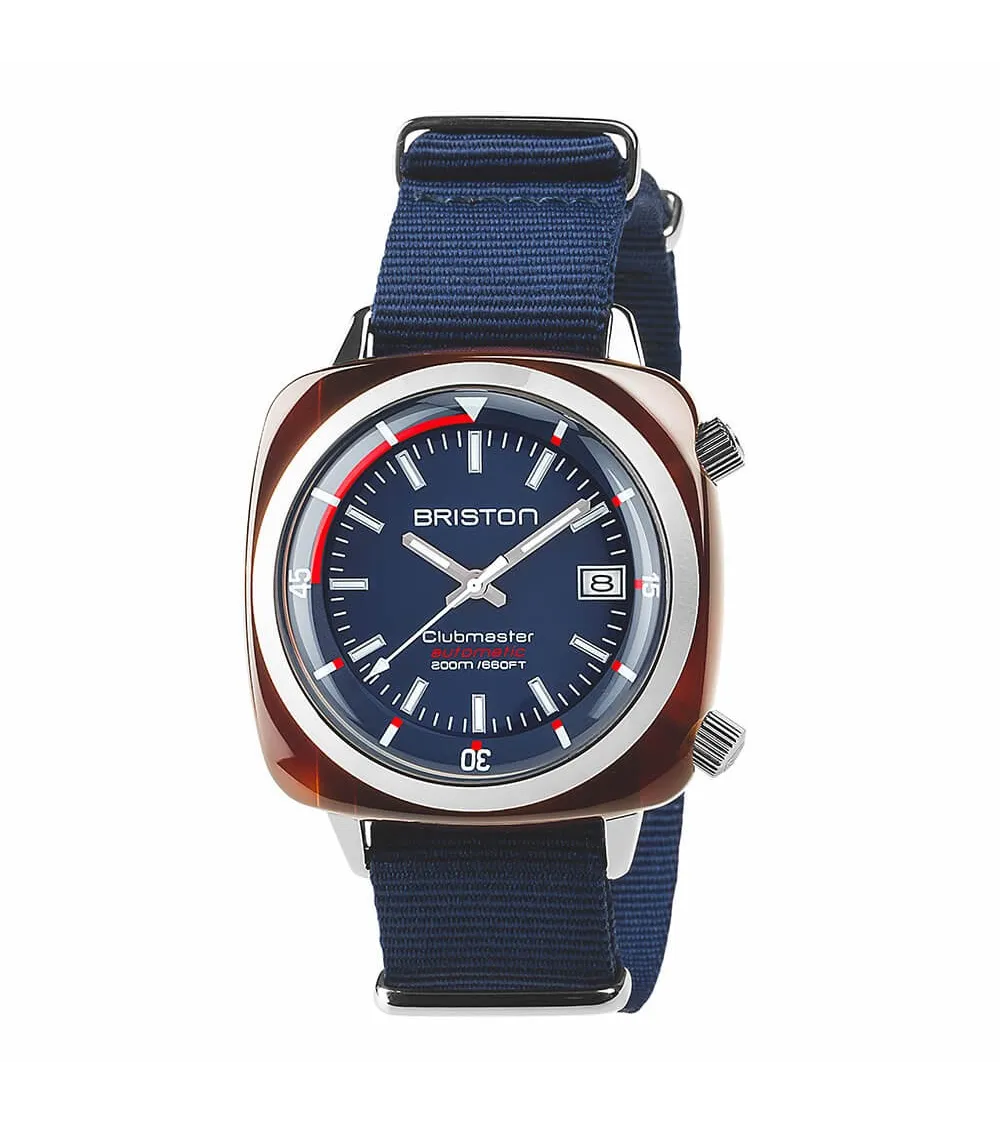 BRISTON CLUBMASTER DIVER ACÉTATE – BLEU MARINE