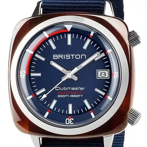 BRISTON CLUBMASTER DIVER ACÉTATE – BLEU MARINE
