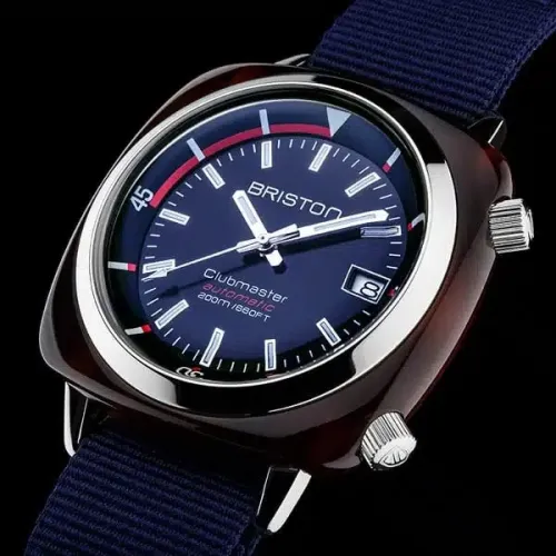 BRISTON CLUBMASTER DIVER ACÉTATE – BLEU MARINE