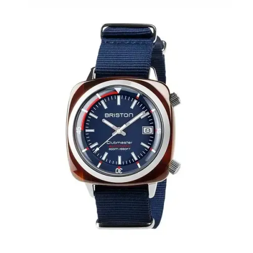 BRISTON CLUBMASTER DIVER ACÉTATE – BLEU MARINE