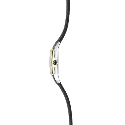 Vue de Dos de la Montre Montre Herbelin Luna – Quartz – Bicolore & Cuir Noir