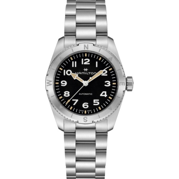 HAMILTON KHAKI FIELD EXPEDITION AUTO 37 MM BRACELET MÉTAL