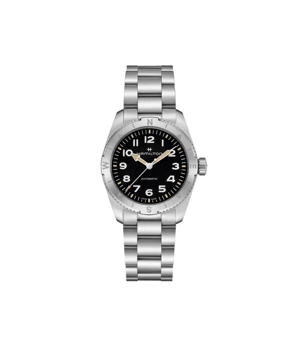 HAMILTON KHAKI FIELD EXPEDITION AUTO 37 MM BRACELET MÉTAL