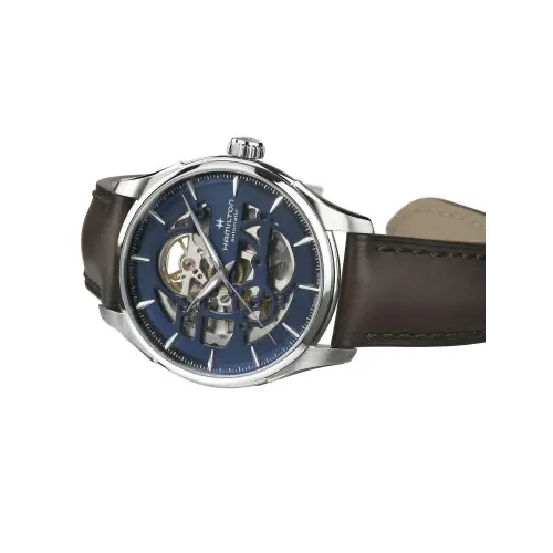 HAMILTON JAZZMASTER SKELETON CADRAN BLEU 40 MM